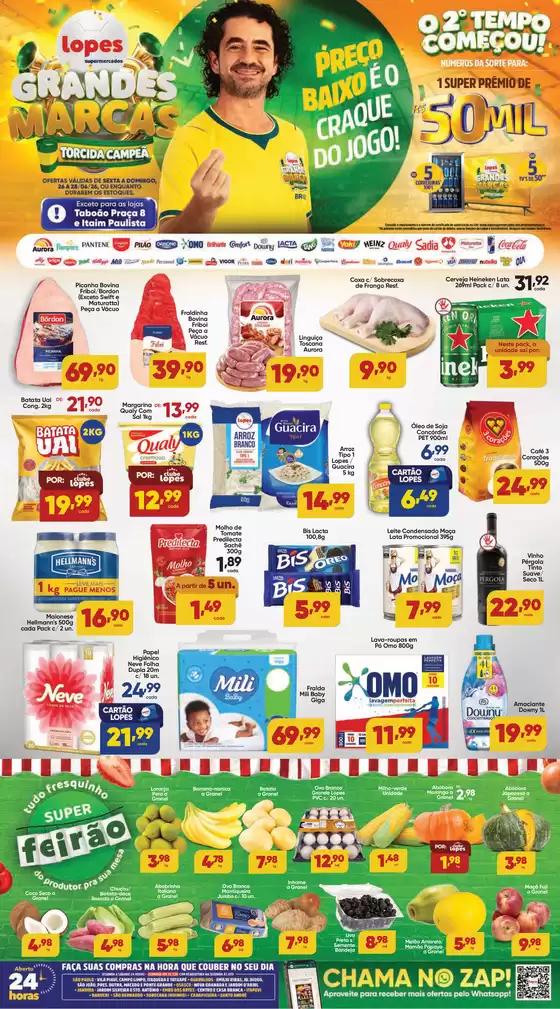 Catálogo Lopes Supermercados | GRANDES MARCAS - TORCIDA CAMPEÃ LOPES - | 2026-06-26T00:00:00.000Z - 2026-06-28T00:00:00.000Z