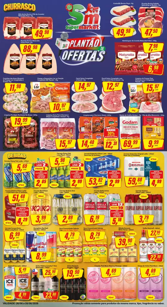 Catálogo Rede Supermarket | Encarte 26 28 | 2026-06-26T00:00:00.000Z - 2026-06-28T00:00:00.000Z