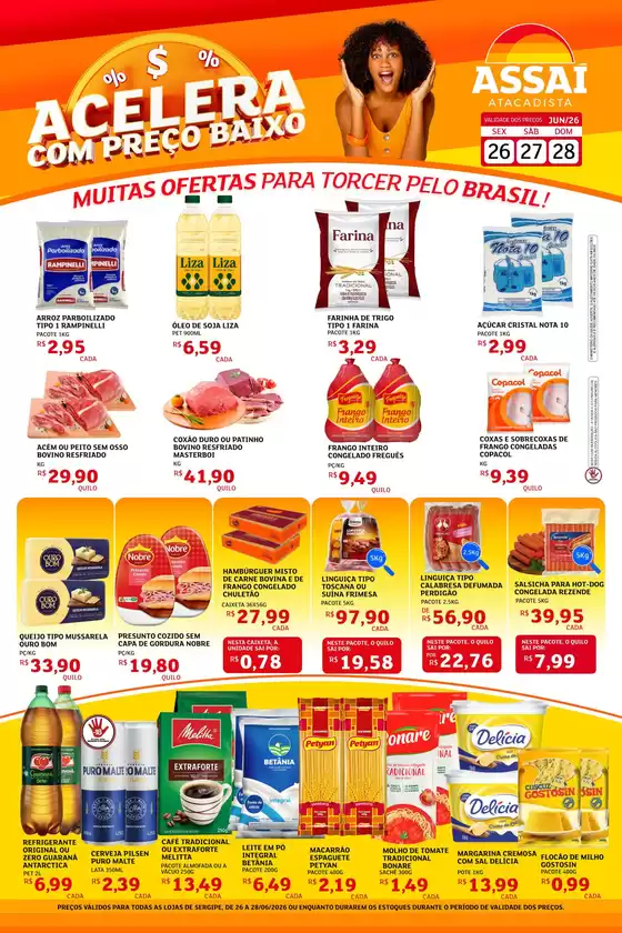 Catálogo Assaí Atacadista | Encarte Assaí Atacadista 47496-756 | 2026-06-26T00:00:00.000Z - 2026-06-28T00:00:00.000Z