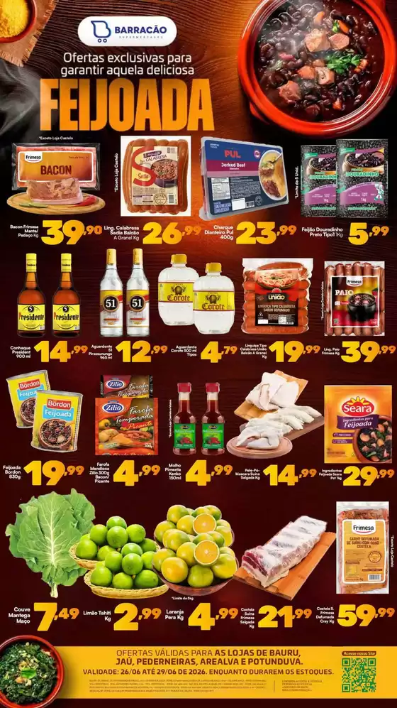 Catálogo Barracão Supermercado | Encarte Barracão Supermercado | 2026-06-26T00:00:00.000Z - 2026-06-29T00:00:00.000Z