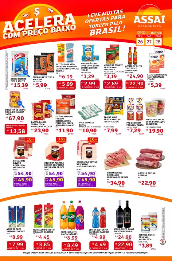 Catálogo Assaí Atacadista | Encarte Assaí Atacadista 48808 | 2026-06-26T00:00:00.000Z - 2026-06-28T00:00:00.000Z