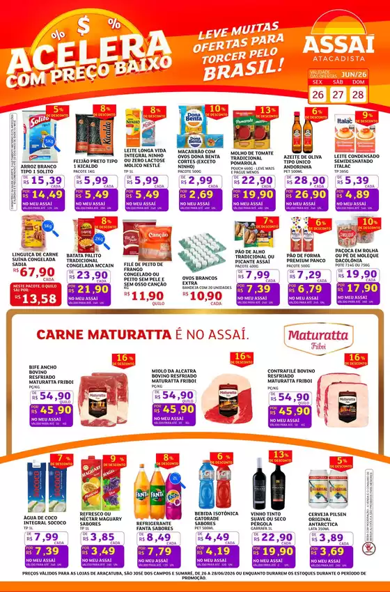Catálogo Assaí Atacadista | Encarte Assaí Atacadista 166951 | 2026-06-26T00:00:00.000Z - 2026-06-28T00:00:00.000Z