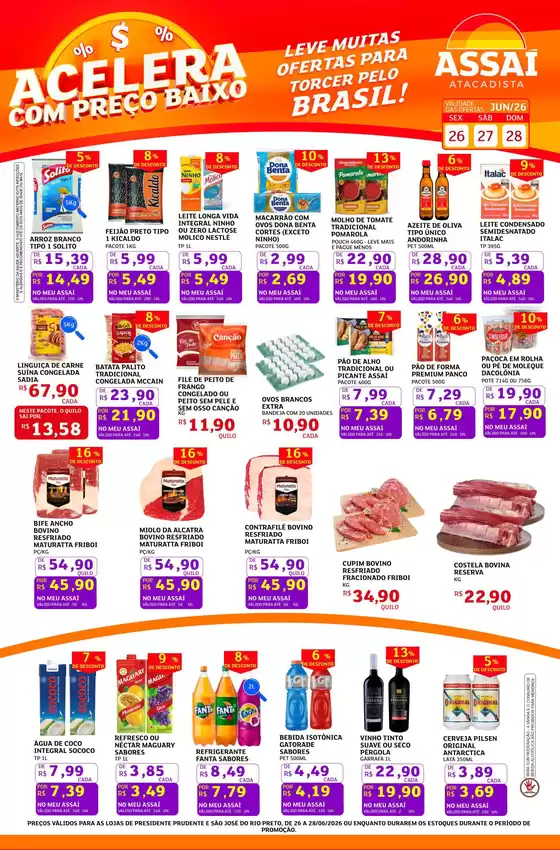 Catálogo Assaí Atacadista | Encarte Assaí Atacadista 166952 | 2026-06-26T00:00:00.000Z - 2026-06-28T00:00:00.000Z