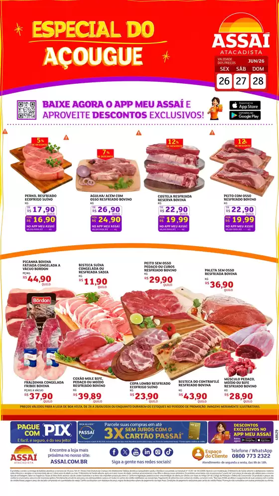 Catálogo Assaí Atacadista em Parnaíba | Encarte Assaí Atacadista 48629-73 | 2026-06-25T00:00:00.000Z - 2026-06-28T00:00:00.000Z
