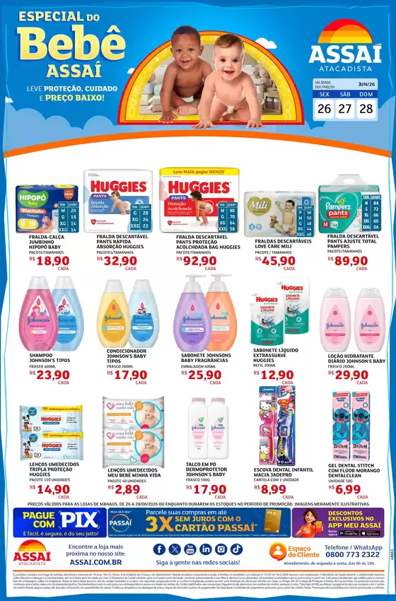 Catálogo Assaí Atacadista | Encarte Assaí Atacadista 48661-74 | 2026-06-26T00:00:00.000Z - 2026-07-28T00:00:00.000Z