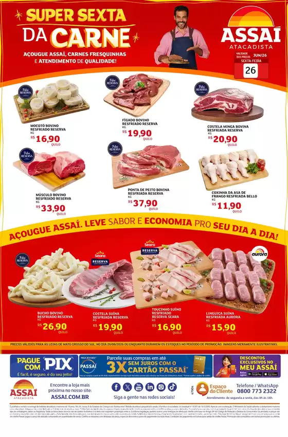 Catálogo Assaí Atacadista | Encarte Assaí Atacadista 47904 | 2026-06-26T00:00:00.000Z - 2026-06-26T00:00:00.000Z