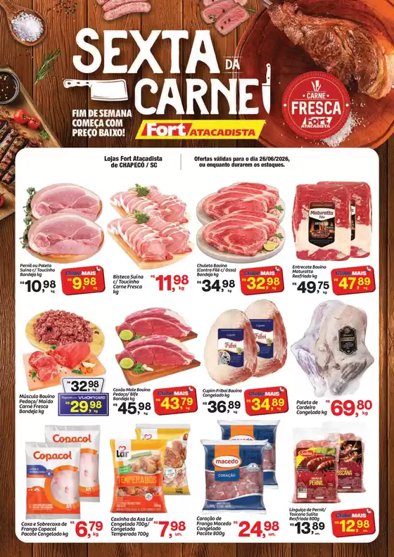 Catálogo Fort Atacadista | SC Fort 6 da Carne 26 JUN 26 Chapeco | 2026-06-26T00:00:00.000Z - 2026-06-26T00:00:00.000Z