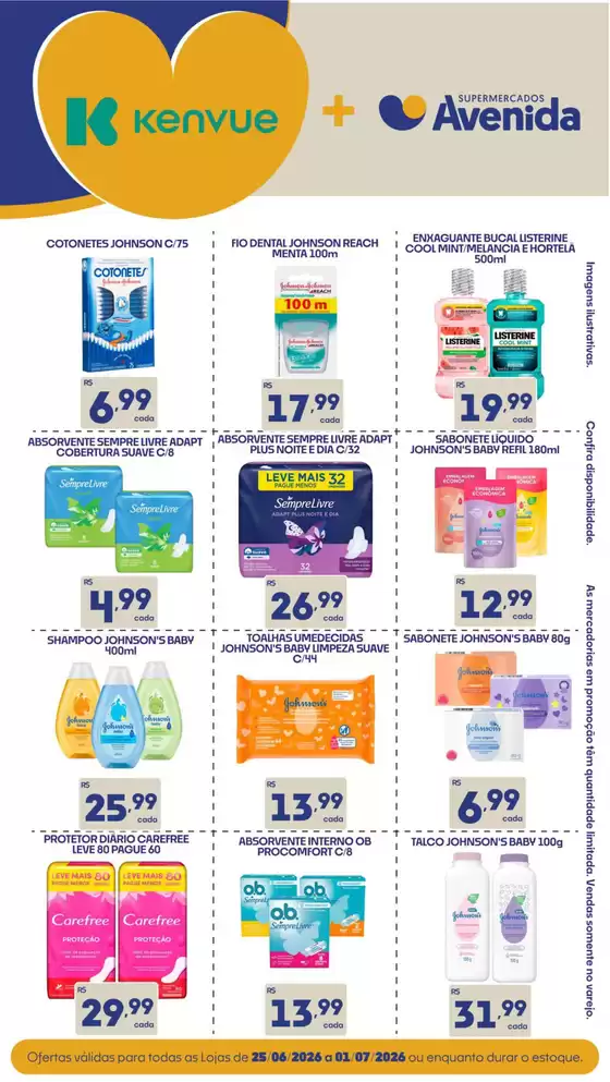 Catálogo Supermercados Avenida | Ofertas exclusivas para nossos clientes | 2026-06-25T00:00:00.000Z - 2026-07-01T00:00:00.000Z