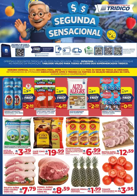 Catálogo Supermercados Tridico | Segunda Sensacional | 2026-06-29T00:00:00.000Z - 2026-06-29T00:00:00.000Z