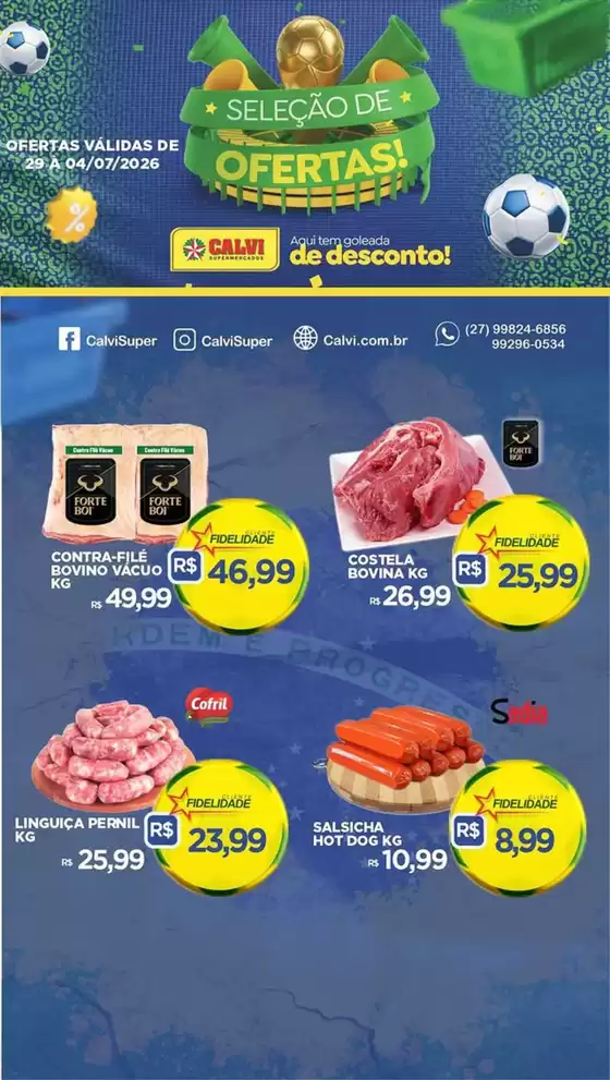 Catálogo Calvi Supermercados | SELEÇÃO DE OFERTAS | 2026-06-29T00:00:00.000Z - 2026-07-04T00:00:00.000Z