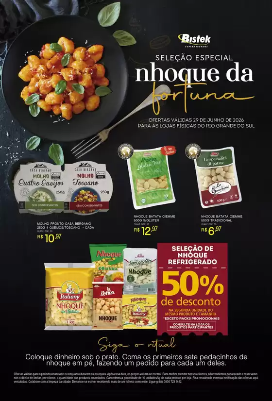 Catálogo Bistek Supermercados | Pechinchas e ofertas atuais | 2026-06-29T00:00:00.000Z - 2026-06-29T00:00:00.000Z