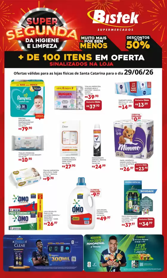 Catálogo Bistek Supermercados | Ampla seleção de ofertas | 2026-06-29T00:00:00.000Z - 2026-06-29T00:00:00.000Z
