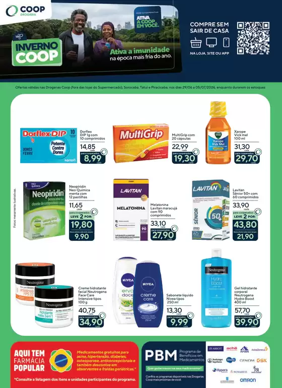 Catálogo Coop | Coop Inverno Drogaria 29.06 a 05.07 EXTERNAS SOROCABA | 2026-06-29T00:00:00.000Z - 2026-07-05T00:00:00.000Z