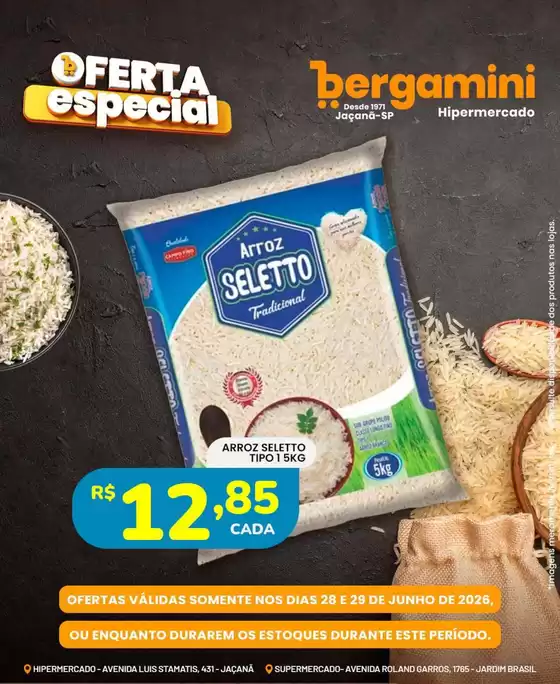 Catálogo Supermercado Bergamini | Encarte Supermercado Bergamini | 2026-06-28T00:00:00.000Z - 2026-06-29T00:00:00.000Z