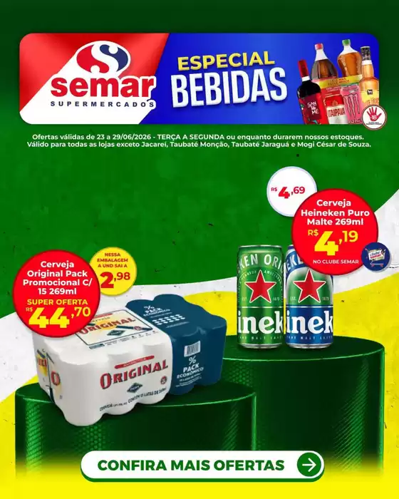 Catálogo Semar Supermercado | Descontos e promoções | 2026-06-23T00:00:00.000Z - 2026-06-29T00:00:00.000Z