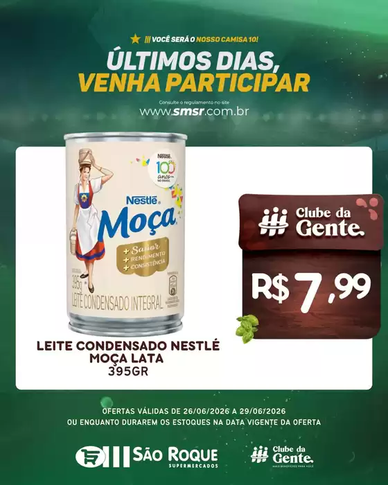 Catálogo São Roque Supermercados | Promoções especiais em andamento | 2026-06-26T00:00:00.000Z - 2026-06-29T00:00:00.000Z