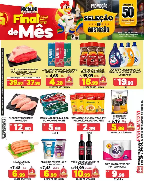 Catálogo Super Nicolini | Promoções especiais em andamento | 2026-06-29T00:00:00.000Z - 2026-06-30T00:00:00.000Z