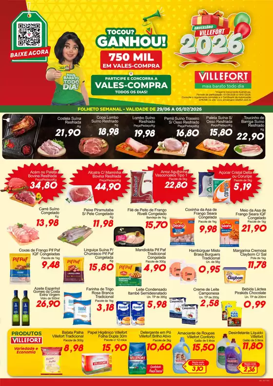 Catálogo Villefort Atacadista | Melhores ofertas e descontos | 2026-06-01T00:00:00.000Z - 2026-07-31T00:00:00.000Z