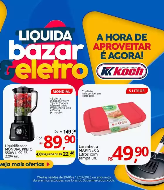 Catálogo Supermercados Koch | Promoções especiais em andamento | 2026-06-29T00:00:00.000Z - 2026-07-12T00:00:00.000Z