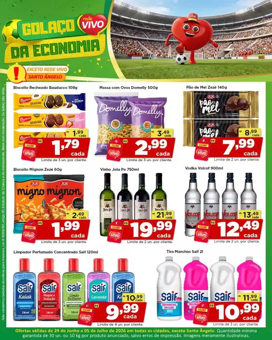 Catálogo Rede Vivo | Novas ofertas para descobrir | 2026-06-29T00:00:00.000Z - 2026-07-05T00:00:00.000Z