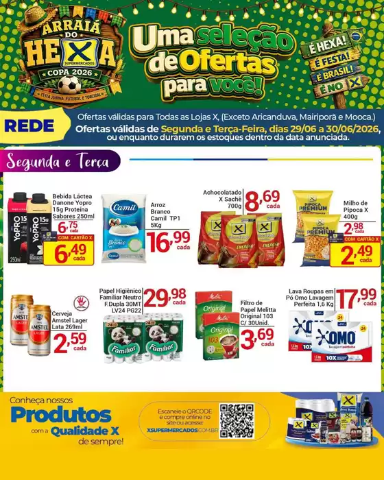 Catálogo X Supermercados | Ofertas exclusivas e pechinchas | 2026-06-29T00:00:00.000Z - 2026-06-30T00:00:00.000Z