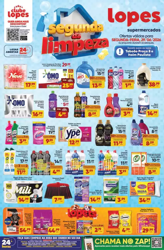 Catálogo Lopes Supermercados | SEGUNDA DA LIMPEZA - | 2026-06-29T00:00:00.000Z - 2026-06-29T00:00:00.000Z