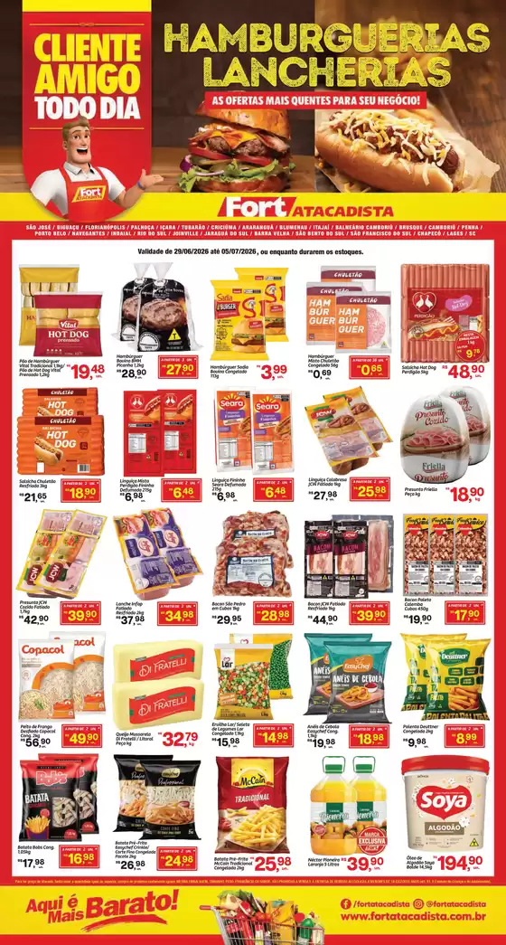 Catálogo Fort Atacadista | SC Fort Food Hamburgueria 29 a 05 JUN JUL 26 Regional | 2026-06-29T00:00:00.000Z - 2026-07-05T00:00:00.000Z