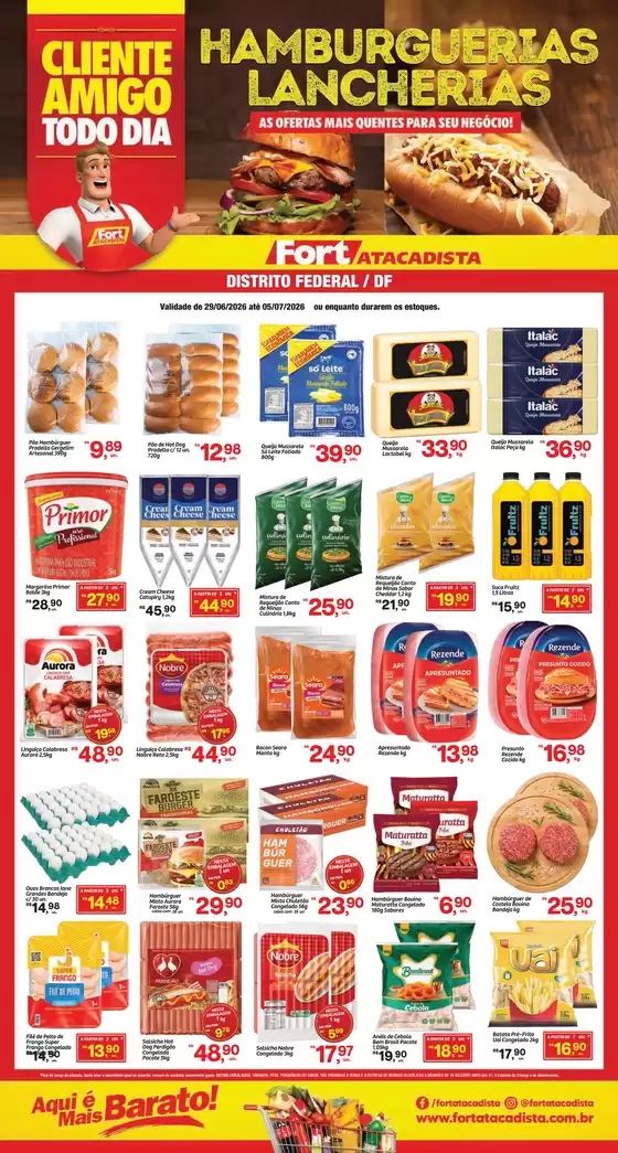 Catálogo Fort Atacadista | DF Fort Food Hamburgueria 29 a 05 JUN JUL 26 Distrito Federal | 2026-06-29T00:00:00.000Z - 2026-07-05T00:00:00.000Z