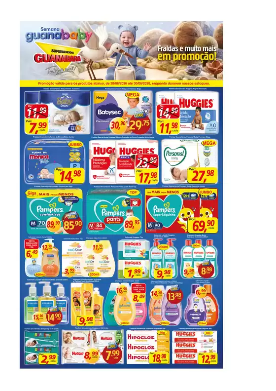 Catálogo Supermercados Guanabara | Encarte Supermercados Guanabara | 2026-06-28T00:00:00.000Z - 2026-06-30T00:00:00.000Z