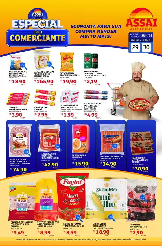 Catálogo Assaí Atacadista | Encarte Assaí Atacadista 48508-822 | 2026-06-29T00:00:00.000Z - 2026-06-30T00:00:00.000Z