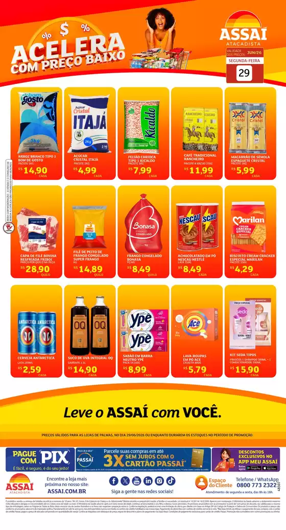 Catálogo Assaí Atacadista | Encarte Assaí Atacadista 48507-115 | 2026-06-29T00:00:00.000Z - 2026-06-29T00:00:00.000Z