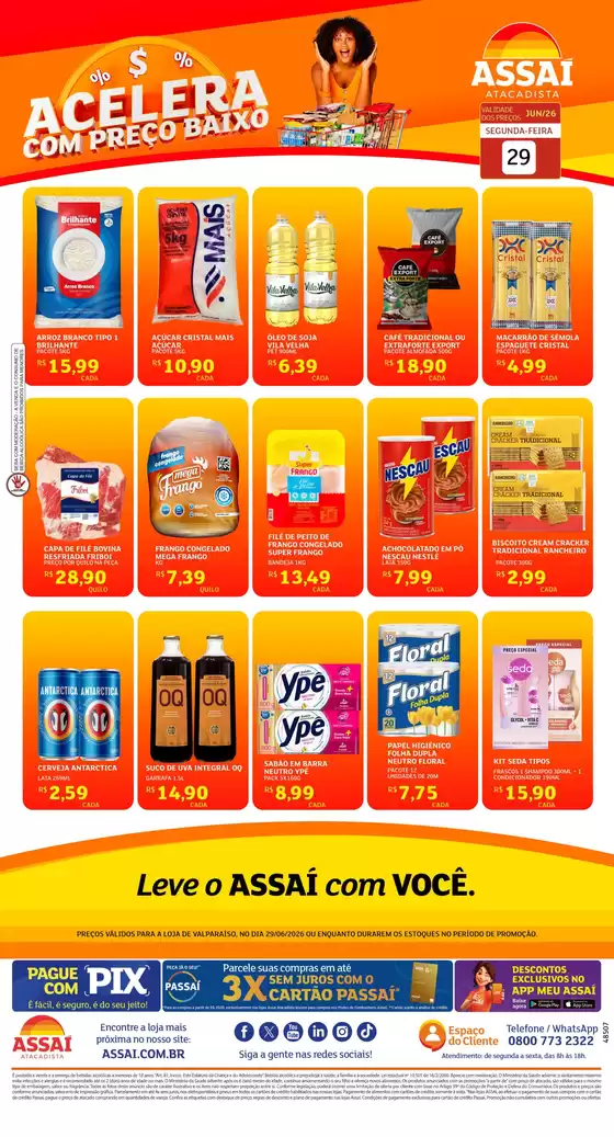 Catálogo Assaí Atacadista | Encarte Assaí Atacadista 48507-16 | 2026-06-29T00:00:00.000Z - 2026-06-29T00:00:00.000Z