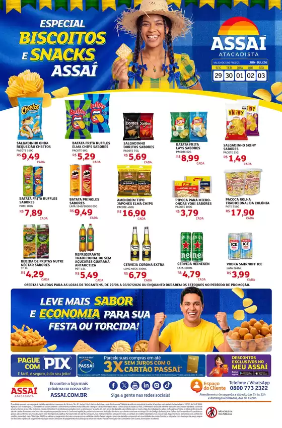 Catálogo Assaí Atacadista | Encarte Assaí Atacadista 48817-832 | 2026-06-29T00:00:00.000Z - 2026-07-03T00:00:00.000Z