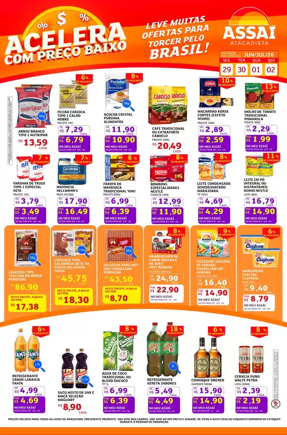 Catálogo Assaí Atacadista | Encarte Assaí Atacadista 48840-735 | 2026-06-29T00:00:00.000Z - 2026-07-02T00:00:00.000Z