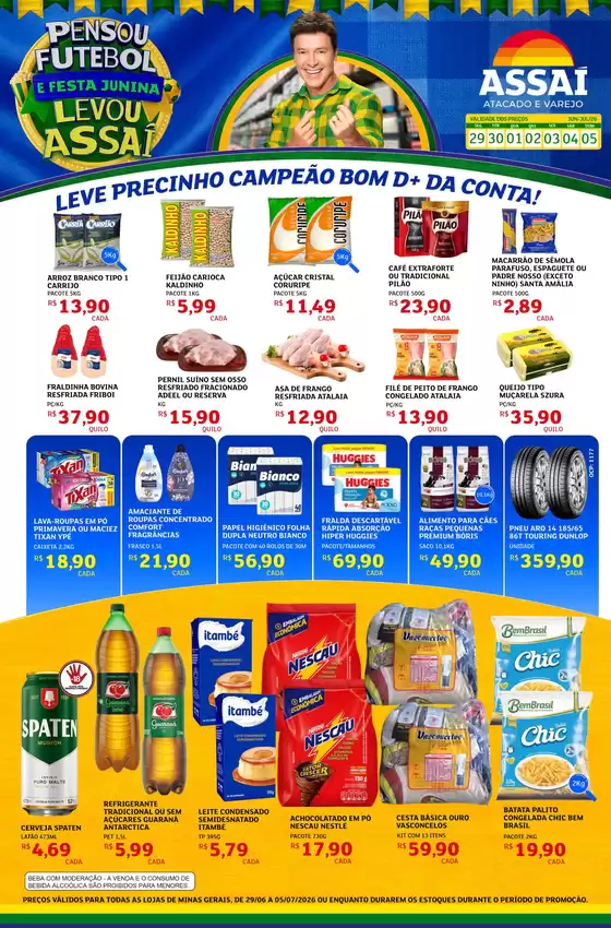 Catálogo Assaí Atacadista | Encarte Assaí Atacadista 48601-712 | 2026-06-29T00:00:00.000Z - 2026-07-05T00:00:00.000Z
