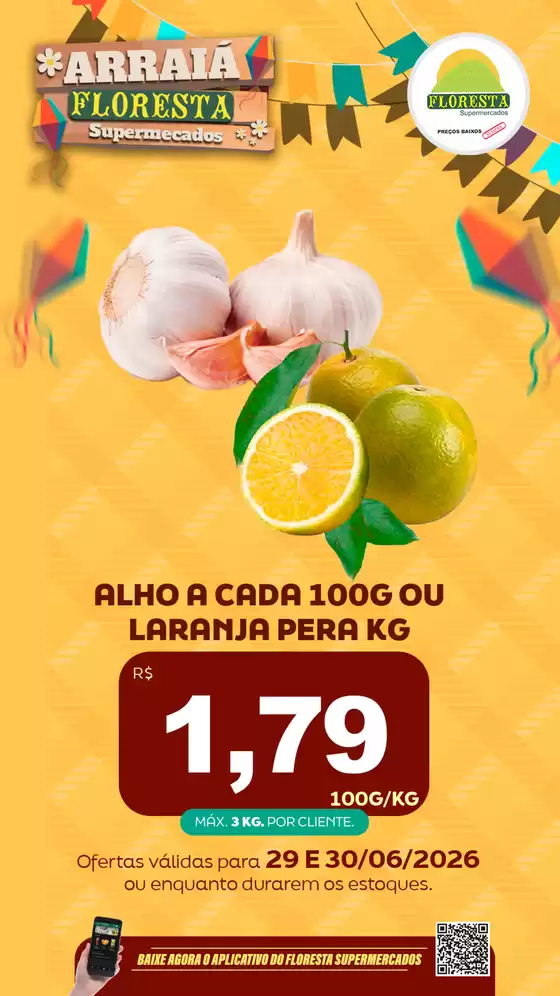 Catálogo Floresta Supermercados | Encarte Floresta Supermercados | 2026-06-29T00:00:00.000Z - 2026-06-30T00:00:00.000Z