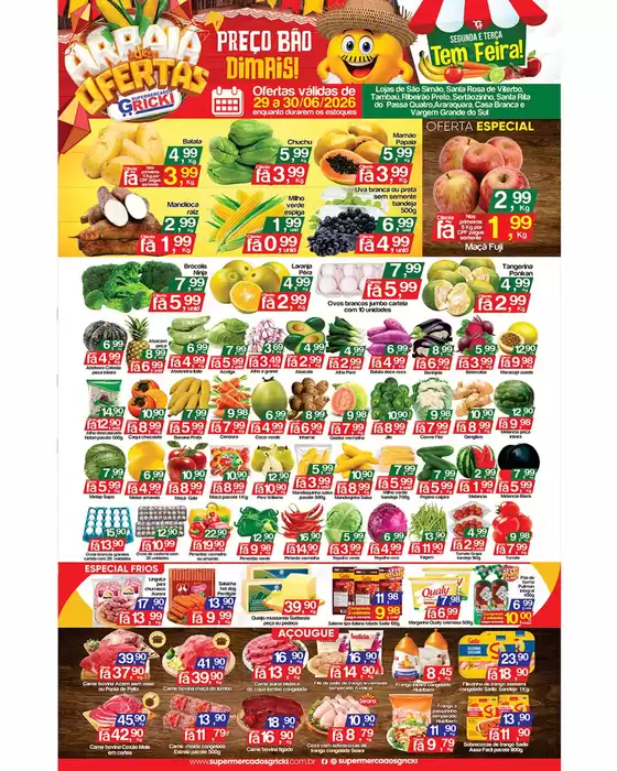 Catálogo Supermercados Gricki | Encarte Supermercados Gricki | 2026-06-29T00:00:00.000Z - 2026-06-30T00:00:00.000Z