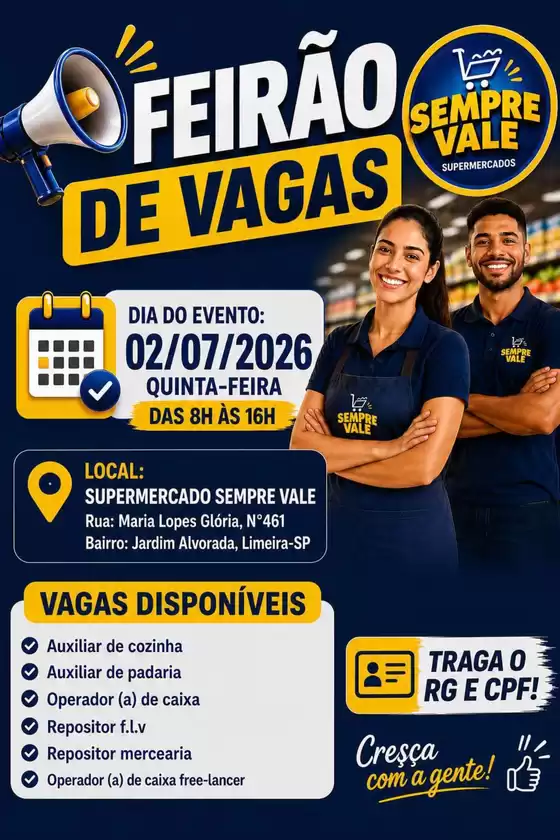 Catálogo Sempre Vale Supermercados | Ofertas exclusivas para nossos clientes | 2026-07-02T00:00:00.000Z - 2026-07-02T00:00:00.000Z