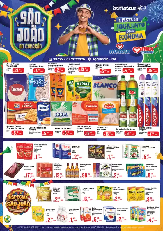 Catálogo Supermercados Mateus | São João do Coração | 2026-06-29T00:00:00.000Z - 2026-07-02T00:00:00.000Z