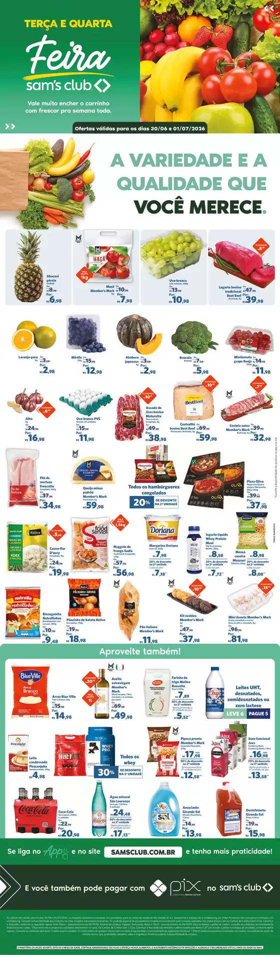 Catálogo Sam's Club | Economize agora com nossas ofertas | 2026-06-30T00:00:00.000Z - 2026-07-01T00:00:00.000Z