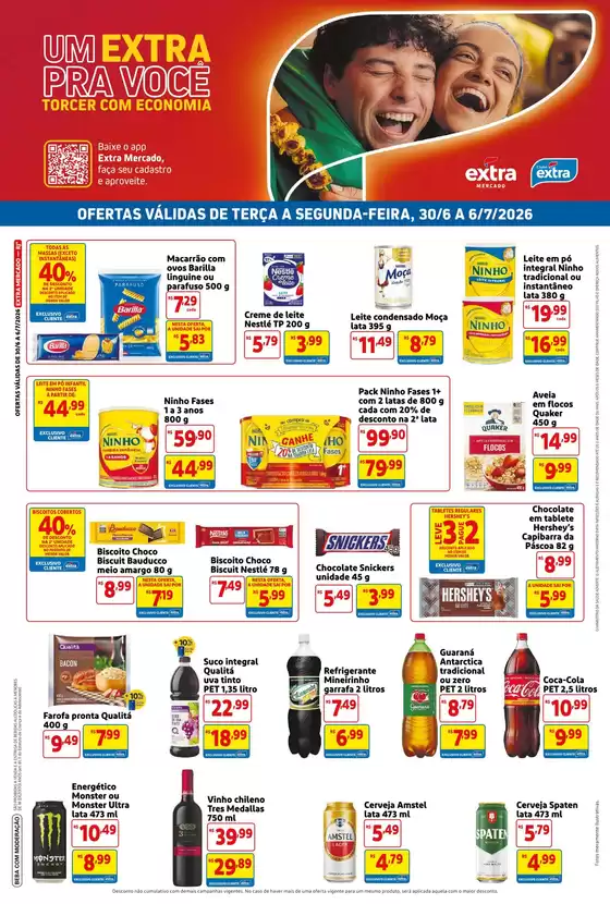 Catálogo Mercado Extra | Melhores ofertas e descontos | 2026-06-30T00:00:00.000Z - 2026-07-06T00:00:00.000Z