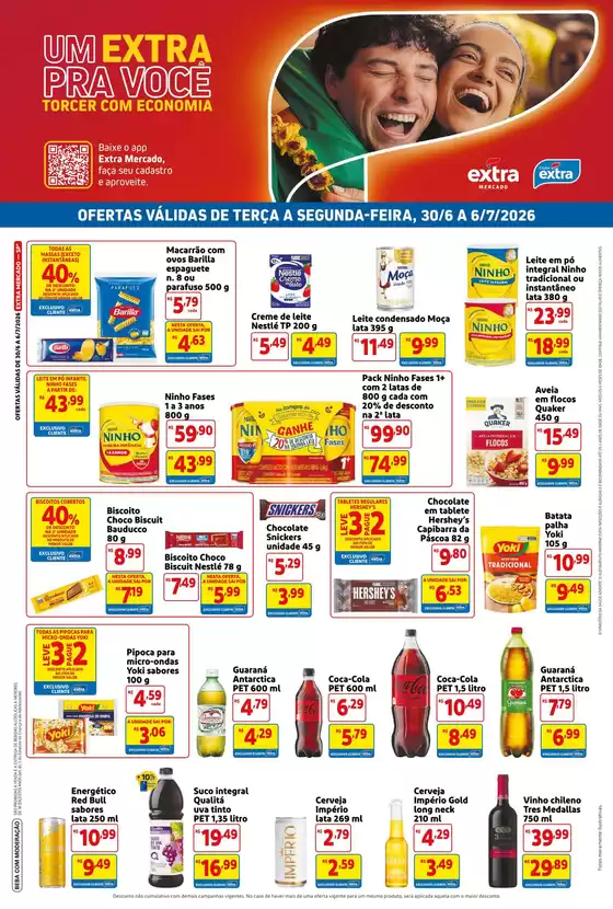 Catálogo Mercado Extra | Ótima oferta para caçadores de pechinchas | 2026-06-30T00:00:00.000Z - 2026-07-06T00:00:00.000Z