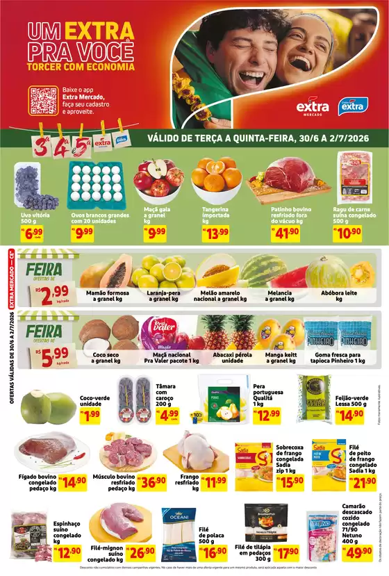 Catálogo Extra | Ofertas exclusivas para nossos clientes | 2026-06-30T00:00:00.000Z - 2026-07-02T00:00:00.000Z