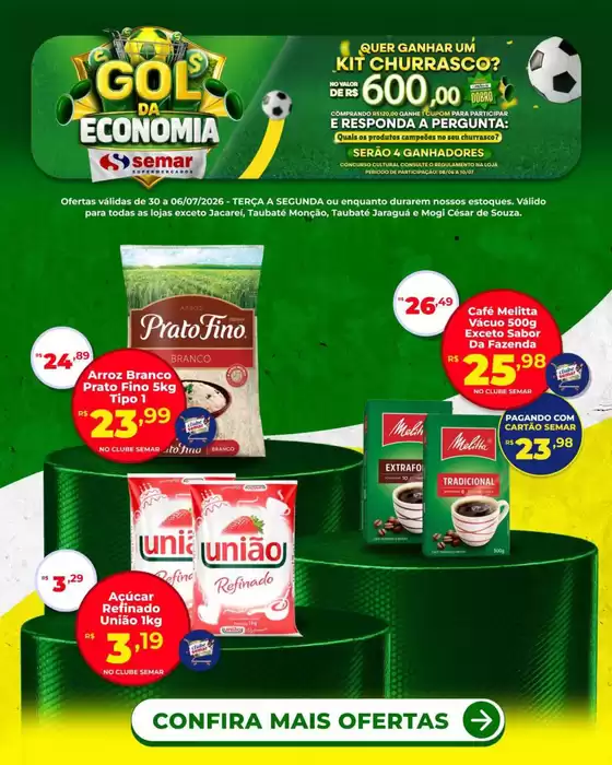 Catálogo Semar Supermercado | Ofertas e promoções atuais | 2026-06-30T00:00:00.000Z - 2026-07-06T00:00:00.000Z