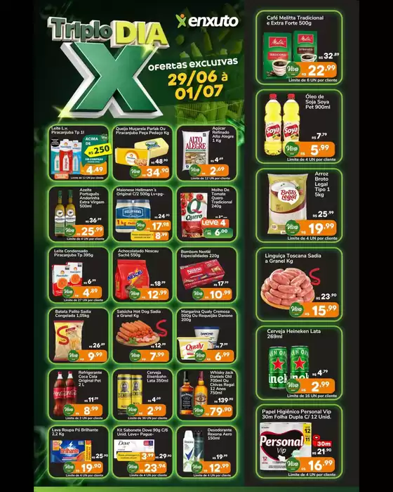 Catálogo Enxuto em Jaguaretama | Encarte Enxuto | 2026-06-29T00:00:00.000Z - 2026-07-01T00:00:00.000Z