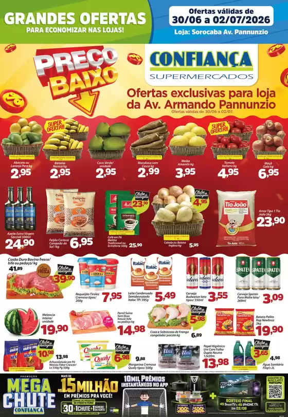 Catálogo Confiança Supermercados | Tabloide sorocaba1 3006 WPP | 2026-06-30T00:00:00.000Z - 2026-07-02T00:00:00.000Z