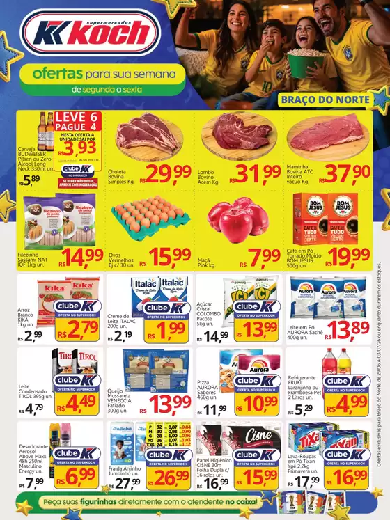 Catálogo Supermercados Koch | Ofertas exclusivas e pechinchas | 2026-06-29T00:00:00.000Z - 2026-07-03T00:00:00.000Z