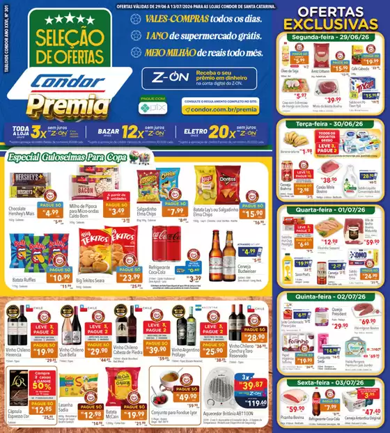 Catálogo Supermercados Condor | Ofertas para caçadores de pechinchas | 2026-06-29T00:00:00.000Z - 2026-07-13T00:00:00.000Z