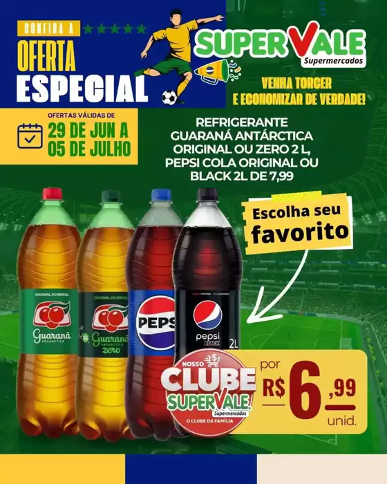 Catálogo Super Vale Supermercados | Melhores ofertas para compradores econômicos | 2026-06-29T00:00:00.000Z - 2026-07-05T00:00:00.000Z