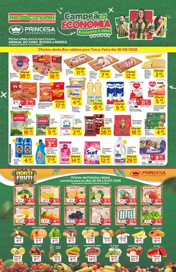 Catálogo Princesa Supermercados | Campeã da Economia Arraial|BZ|MR - 30 A 01/07 | 2026-06-30T00:00:00.000Z - 2026-07-02T00:00:00.000Z